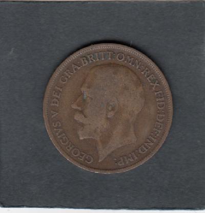 Beschrijving: 1 Penny  GEORGIUS V